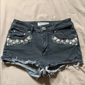 Bullhead High Rise Denim Shorts